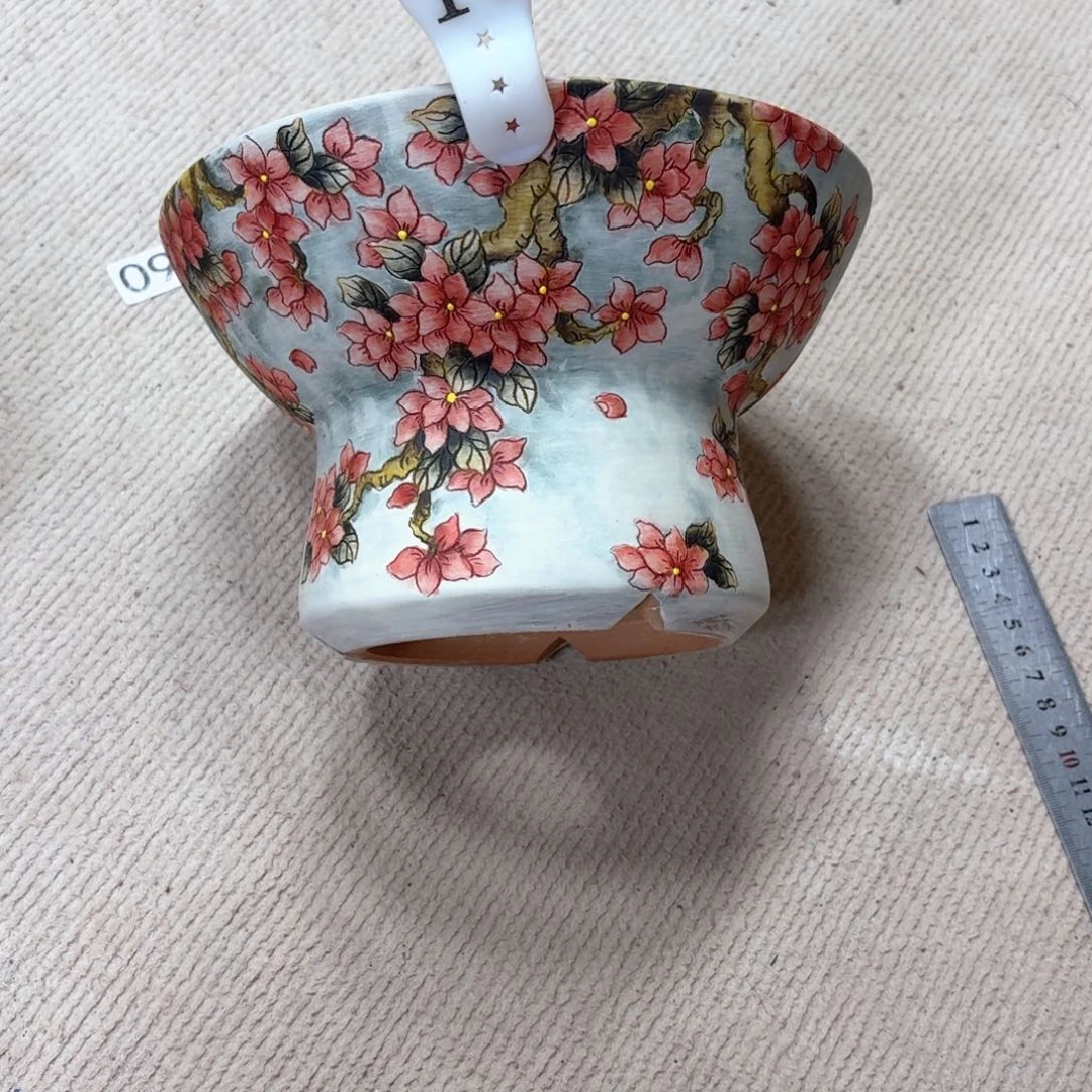 灰***了紫砂花盆陶瓷多肉花盆精品