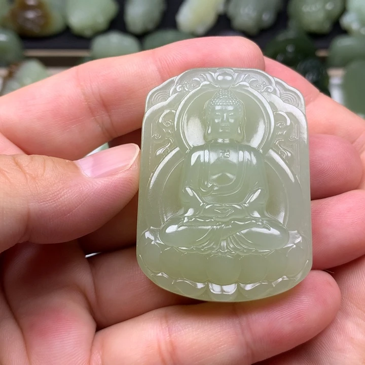 糊***涂和田玉未镶嵌颈饰