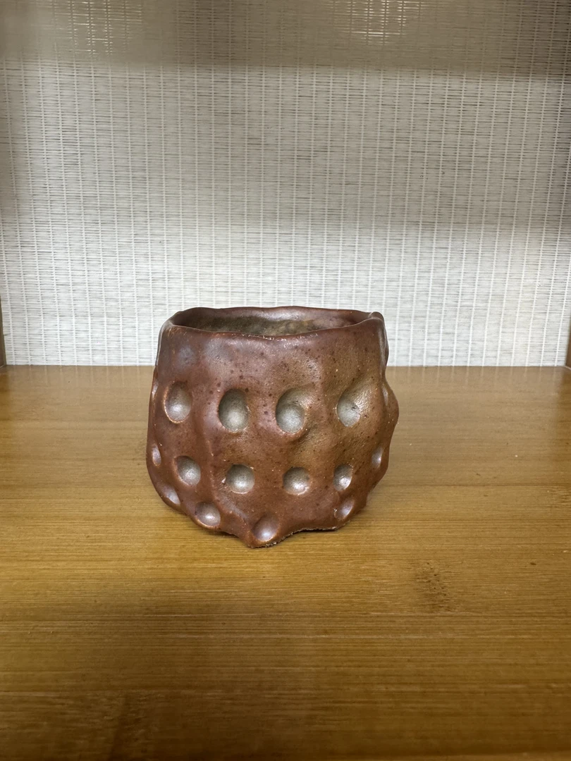 璟晟柴烧全手工自然落灰火彩茶杯中式复古品茗杯大容量茶盏主人杯