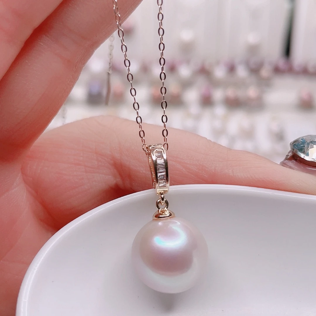淡水珍珠吊坠(赠链)合金