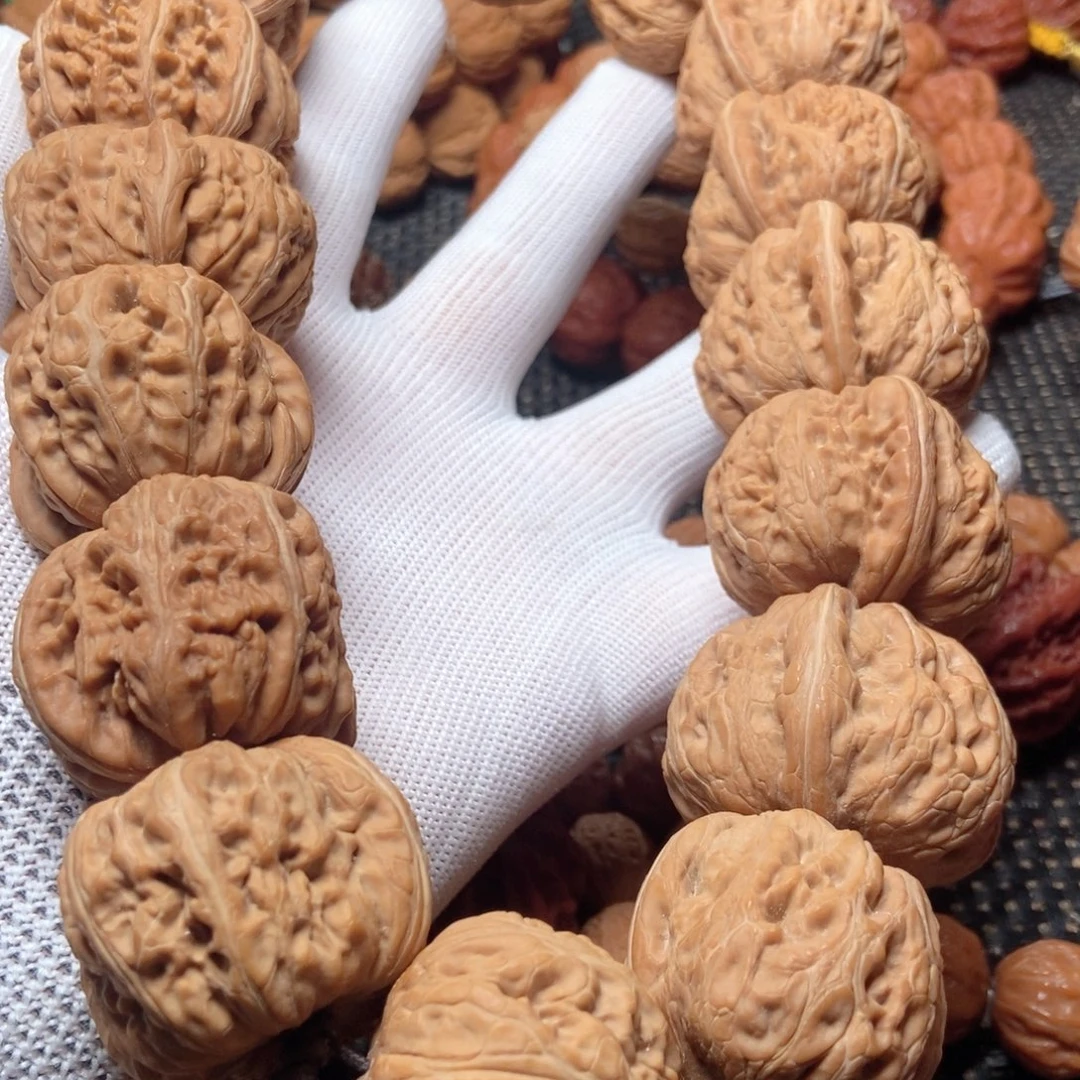 文玩核桃吊坠平谷元宝麻核桃手持