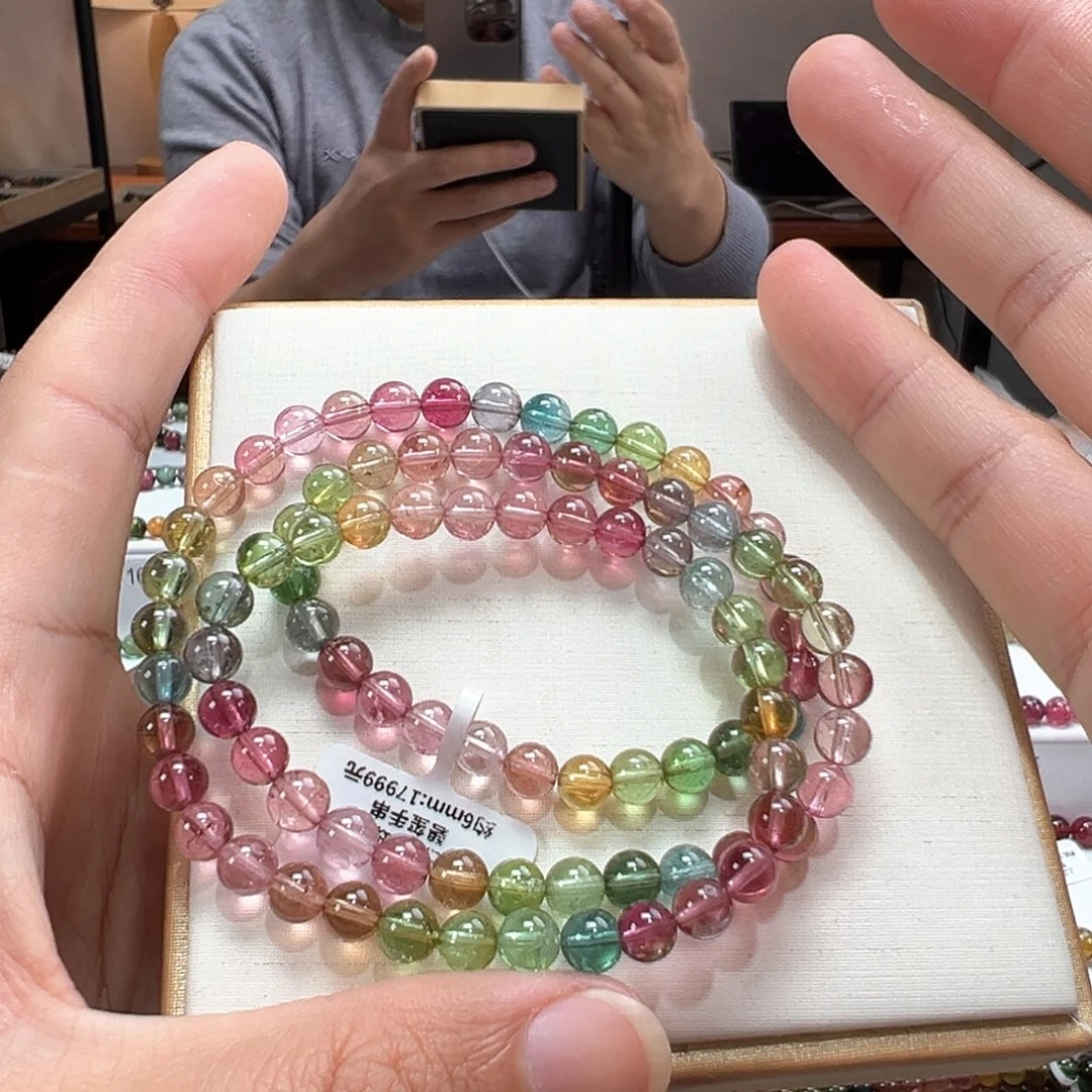 未镶嵌碧玺手串6mmmmmmmmmm