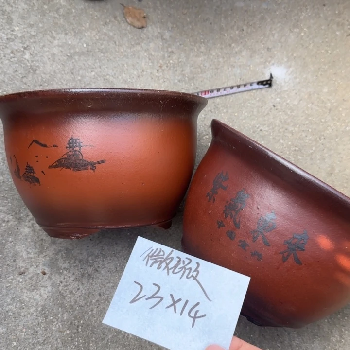 紫砂花盆特价清仓