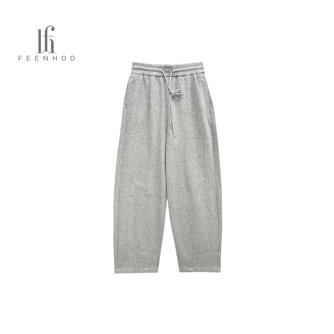 粉和休闲裤纯色卫裤女款芒果裤常规秋季香蕉裤55KK6213