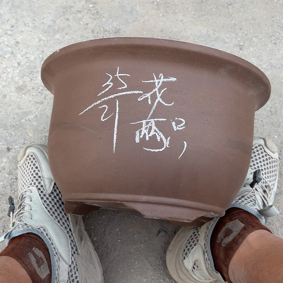 宜兴紫砂花盆，现货发