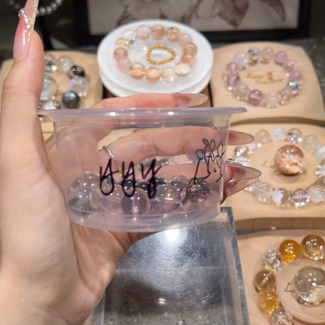 -***y烟晶手链银S925镶嵌