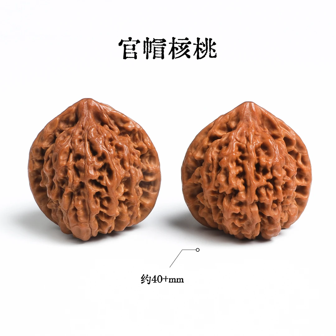 文玩核桃-多样性发一-长约40mm