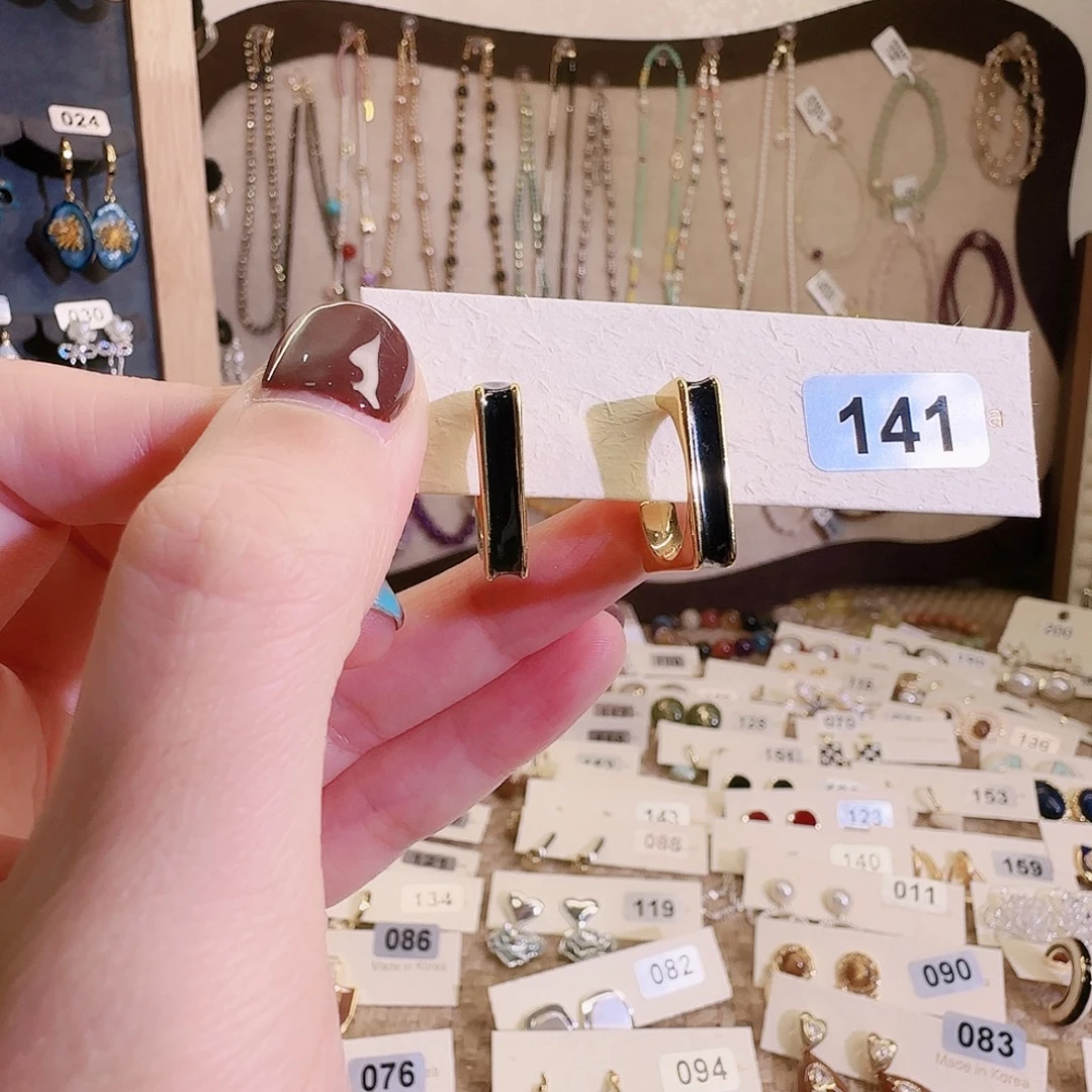 仿珍珠铜合金925银耳钉