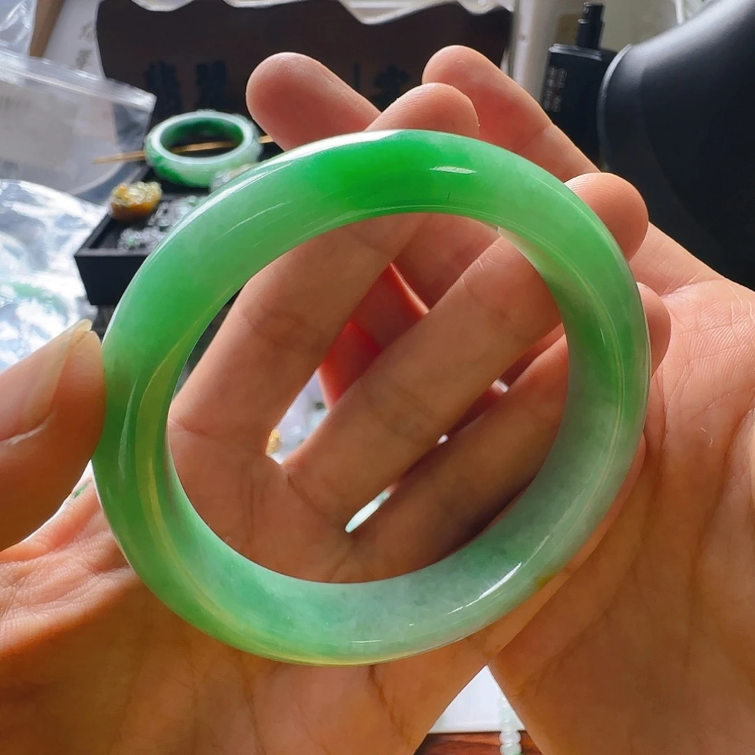 翡翠未镶嵌手镯翡翠23800