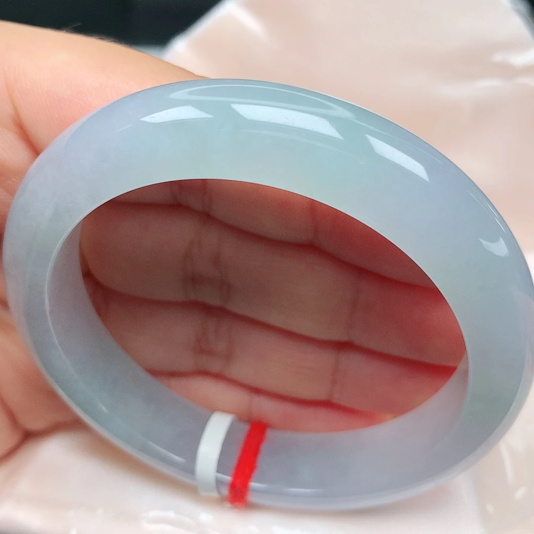 未镶嵌手镯翡翠22冰胶梦幻蓝紫