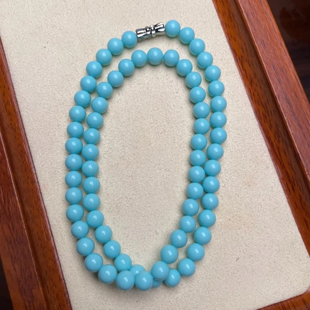 【艺品堂】6mm Dg松项链 -圆珠