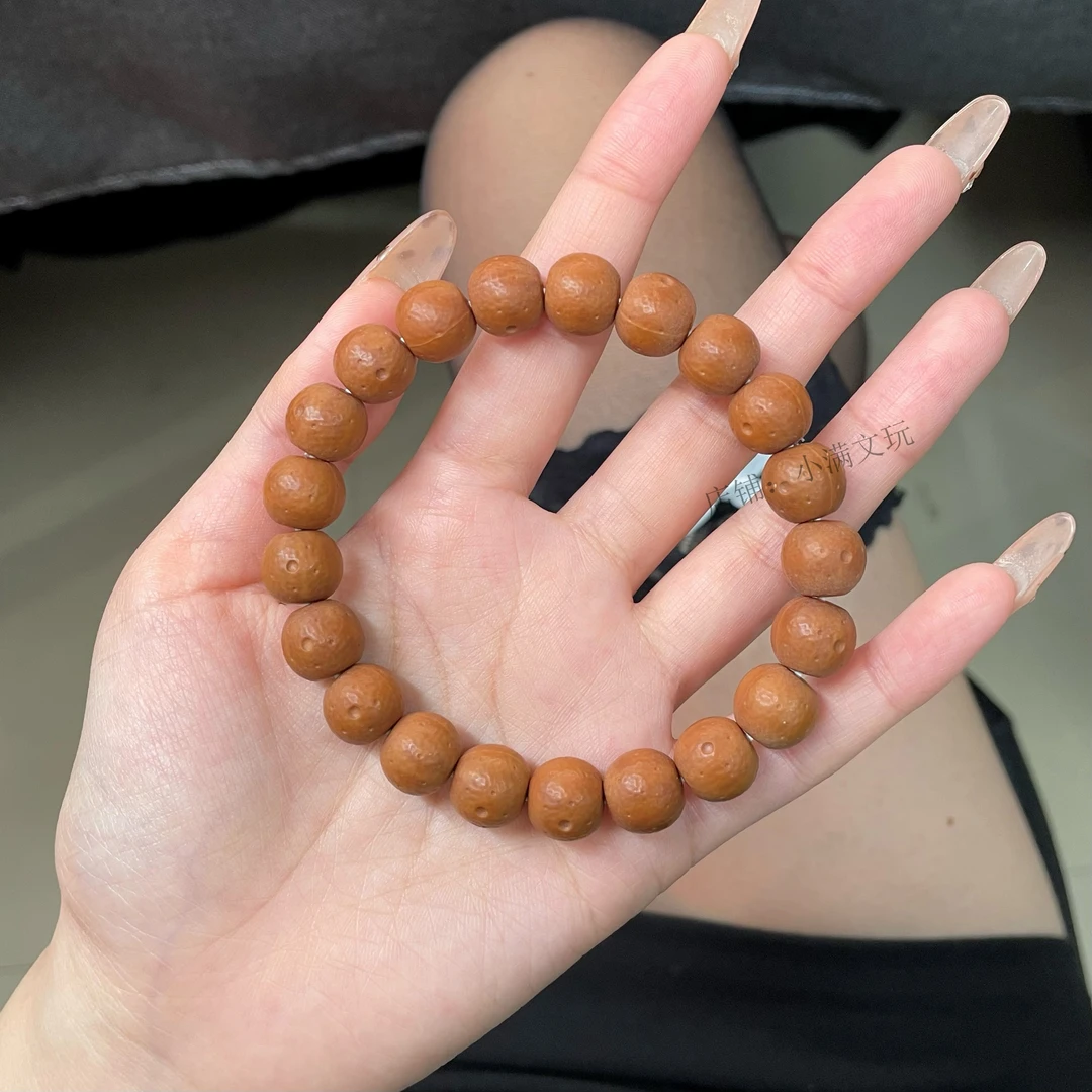 （星球陨石坑）全品猴头一等无泡药雕刻核桃小满文玩新手盘玩手串