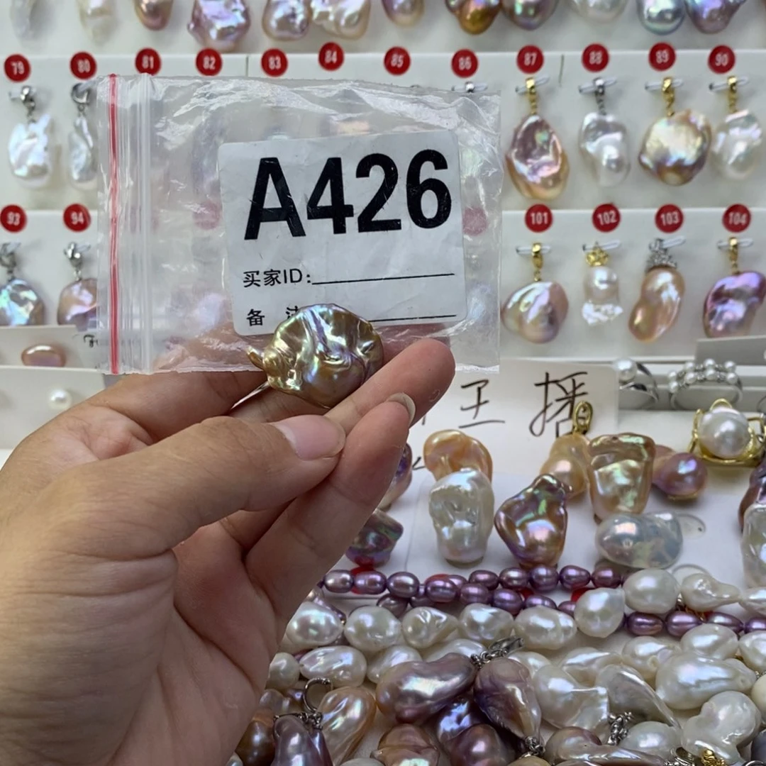 淡水珍珠银S925镶嵌颈饰槿*