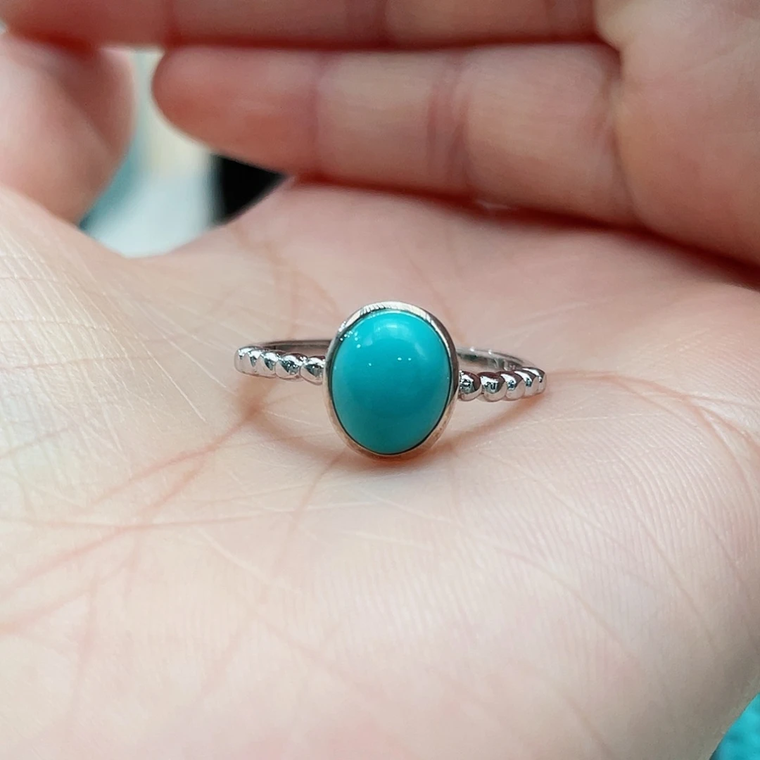 绿松石颈饰银S925镶嵌