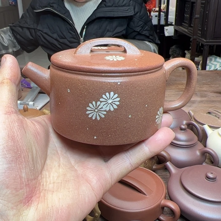 段泥茶壶宝山团泥半手精工制作汉瓦270c c