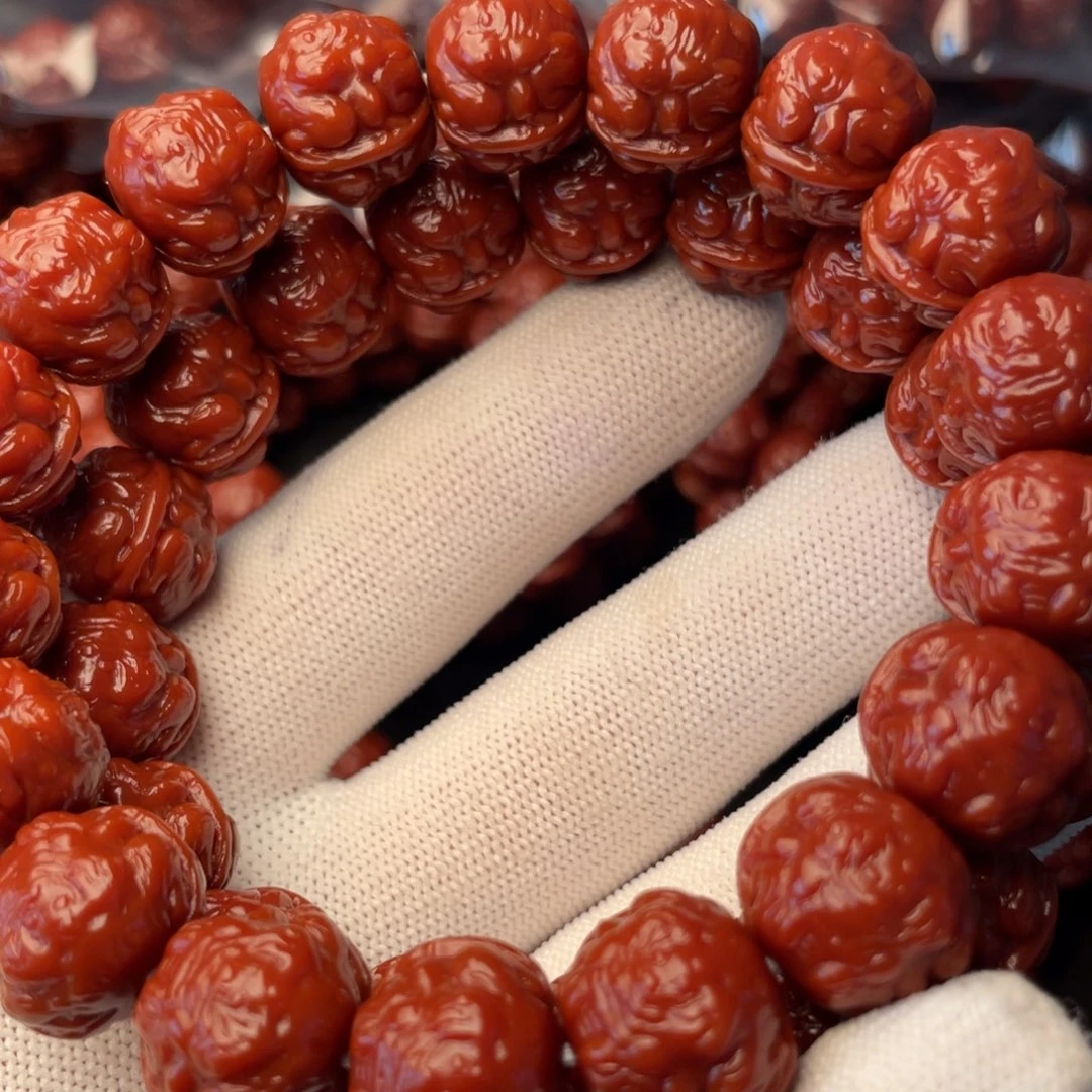 俗***༊猴头核桃手串蟾王