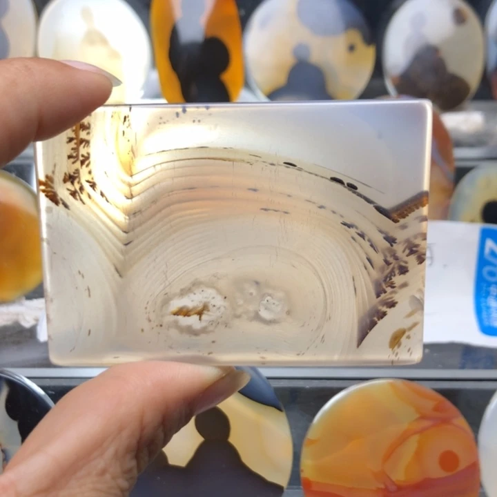 合金玛瑙/玉髓珠宝奇石53有瑕