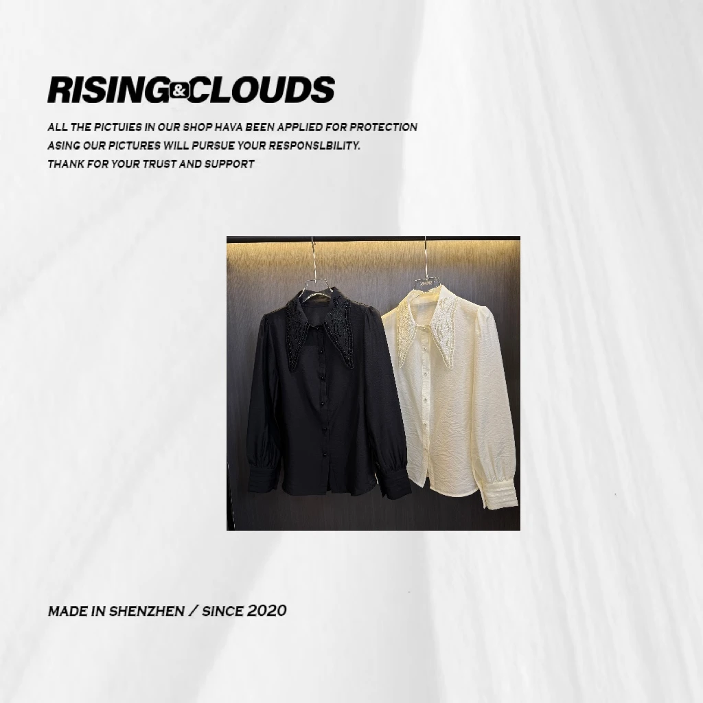 RISING&CLOUDS小法【絮语】深圳舒适百搭时尚早春衬衫020075GT