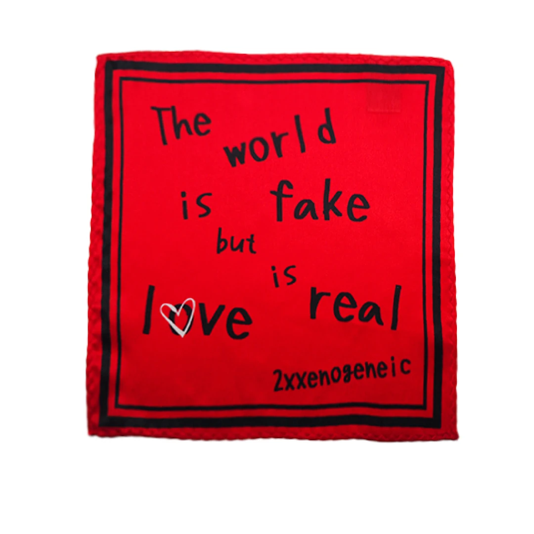 2XX ENOGENIC  设计师品牌  25秋冬新品针织时尚双面提花气质丝巾