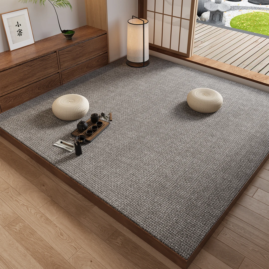 忘忧虫新款高级感客厅地毯免洗耐脏防滑沙发茶几垫家用榻榻米地毯