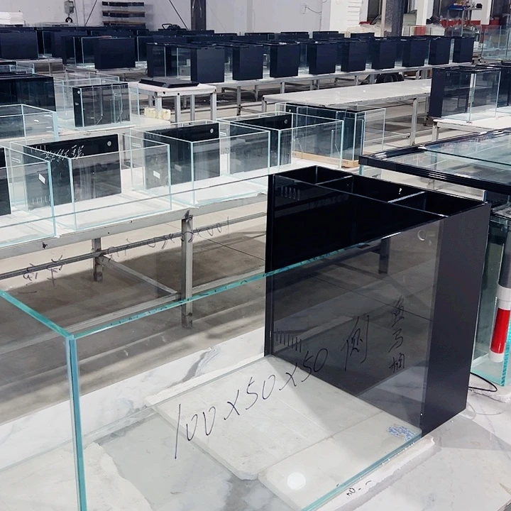 开***球玻璃100、50侧滤鱼马桶亚克力盖不要水泵灯滤材滤棉