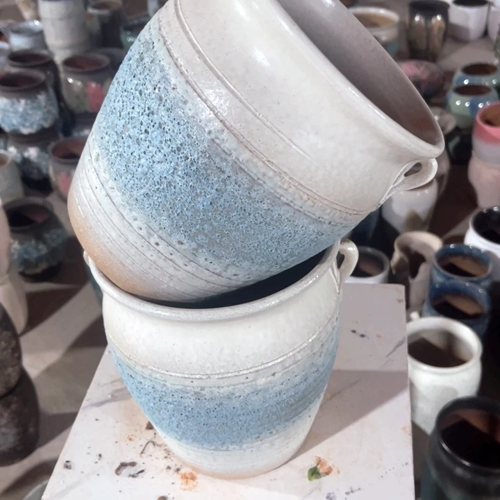 花盆紫砂口径18高度21两只正品