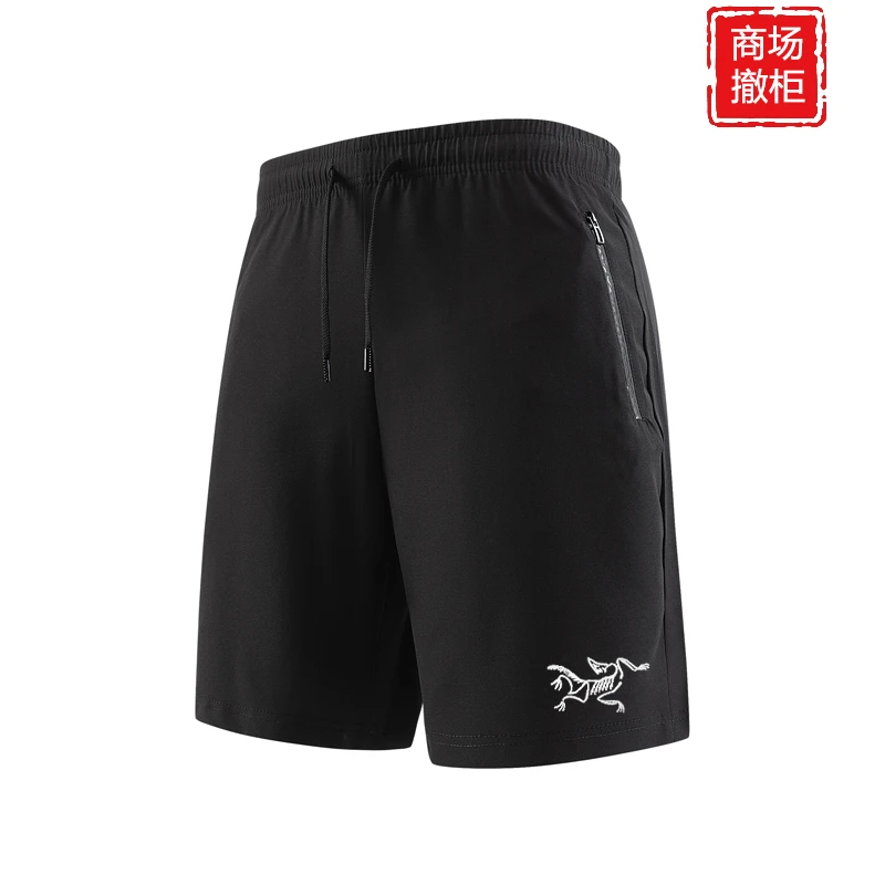 奥莱折扣鸟家款夏季冰丝凉感休闲短裤男舒适宽松百搭潮流美式纯色