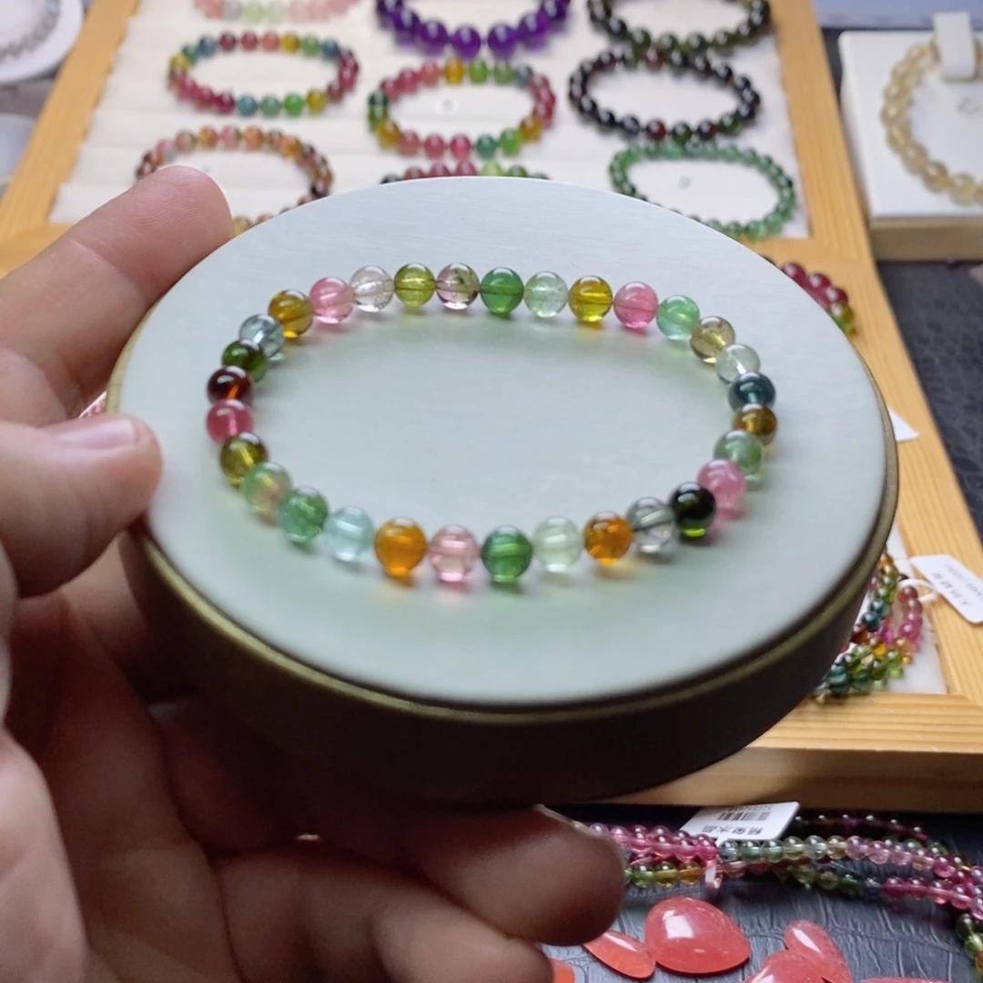 碧玺碧玺手链未镶嵌