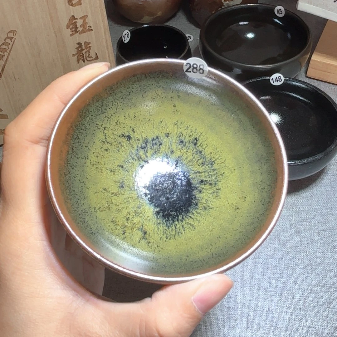 茶盏子衿手工柴烧盏磨底刻字款288