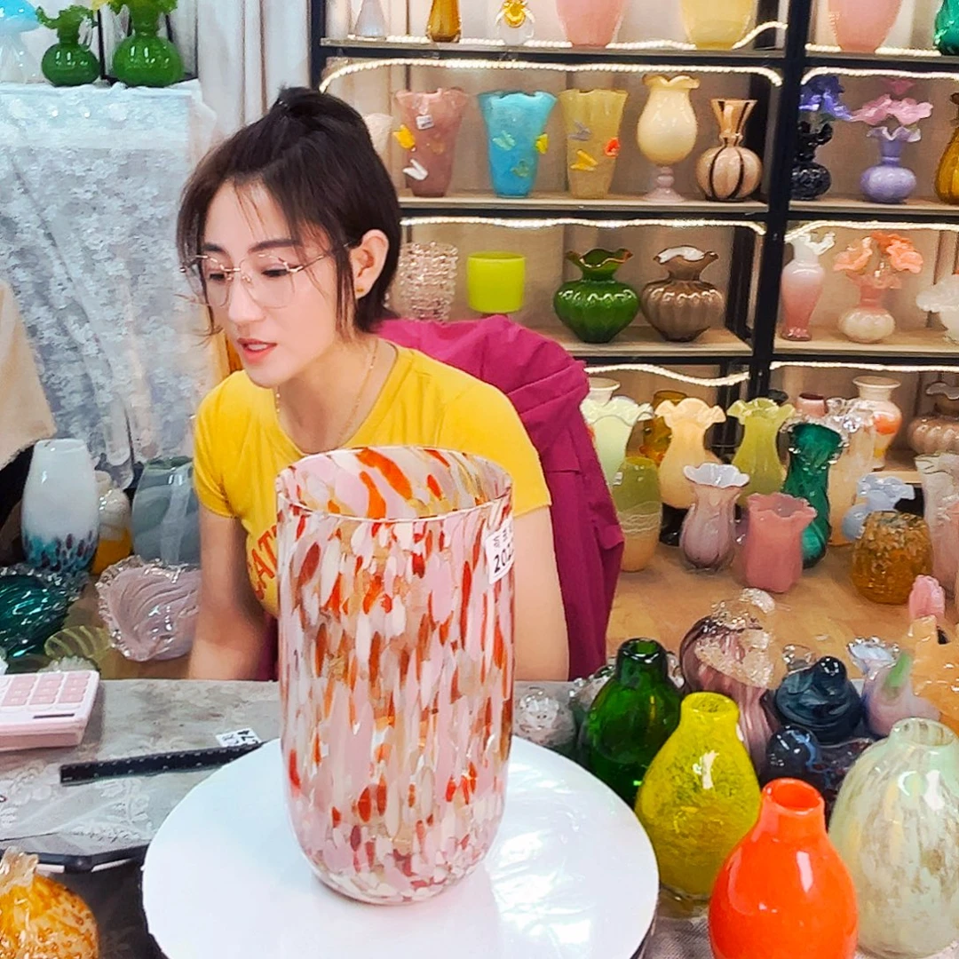 琉璃2022微瑕家悦花器福利不完美