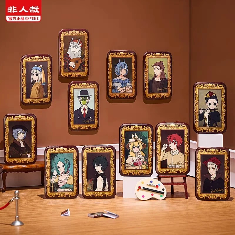 【非人哉】非人哉名画系列马口铁徽章吧唧盲盒代拆