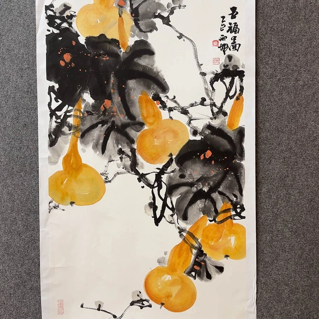 国画邢坤老师手绘作品