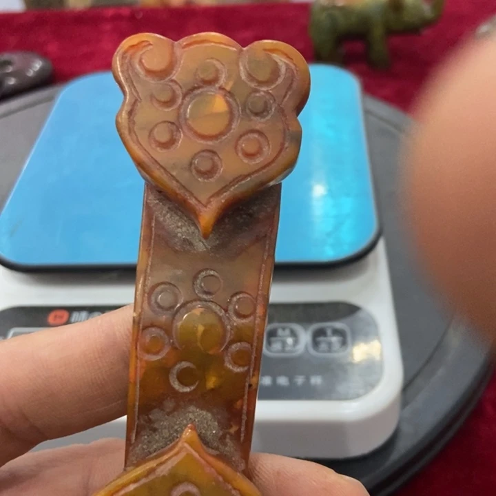 白玉菩提吊坠摆件