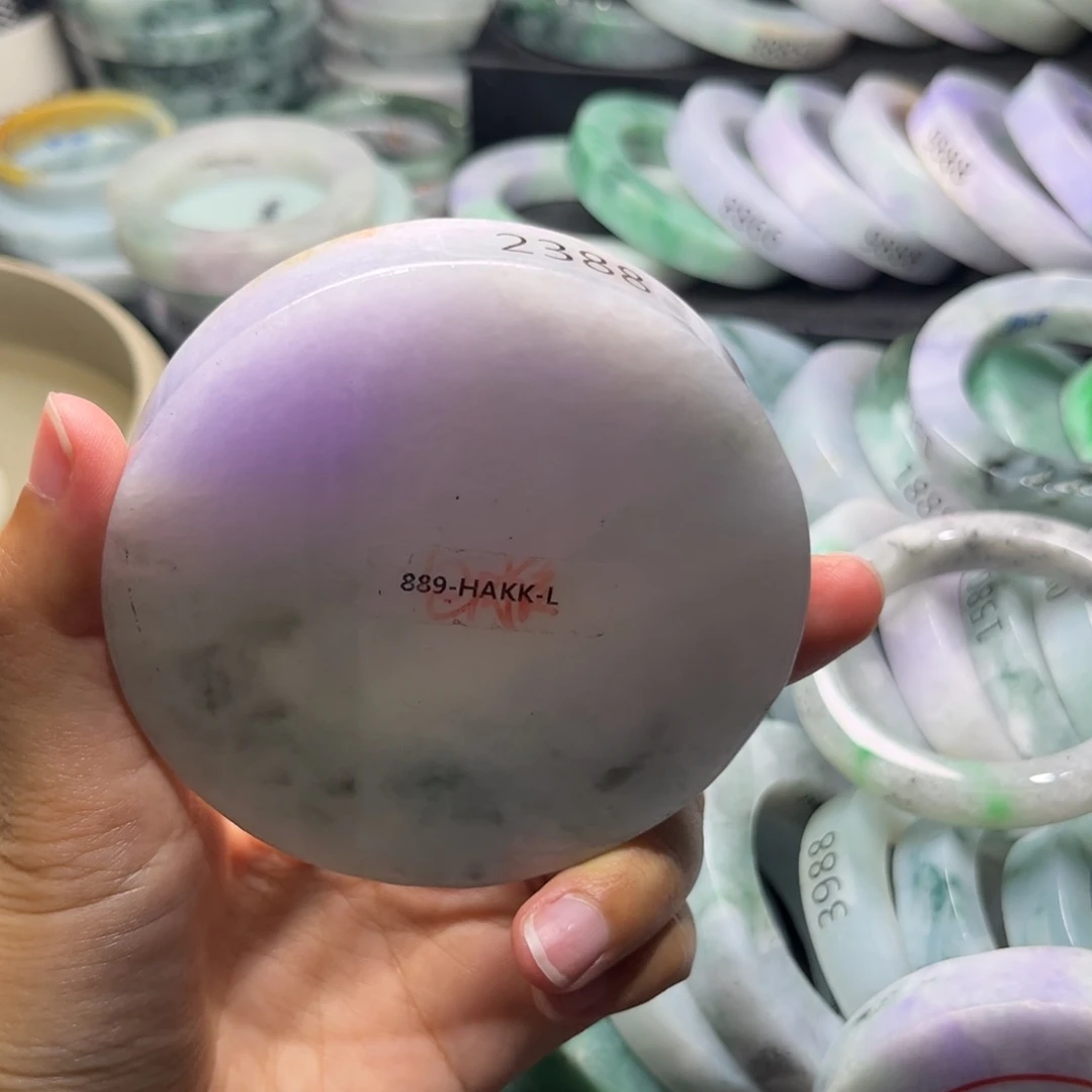 田***心定制翡翠翡翠手镯未镶嵌