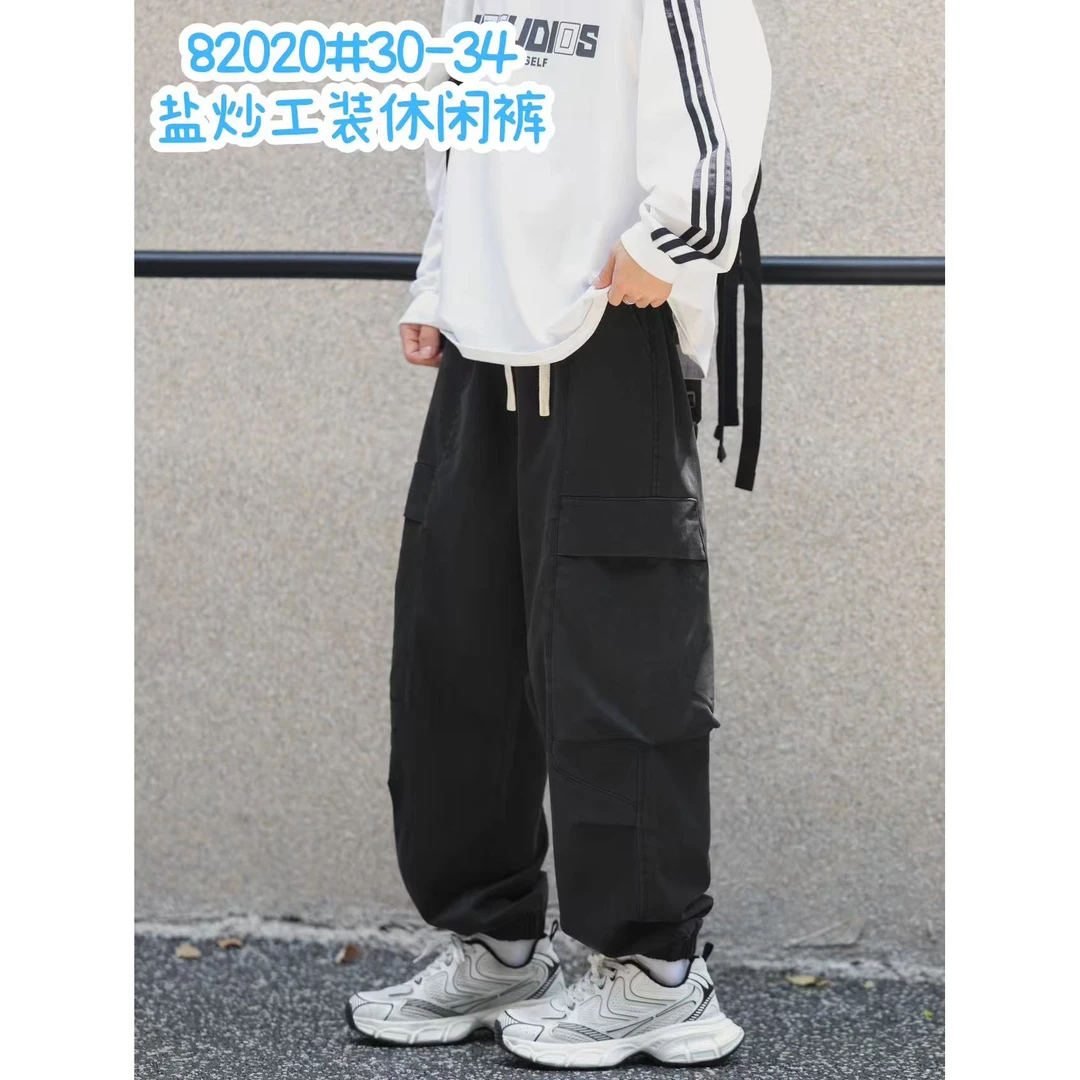 82020彤蒙家新款青少年韩版潮流工装裤子