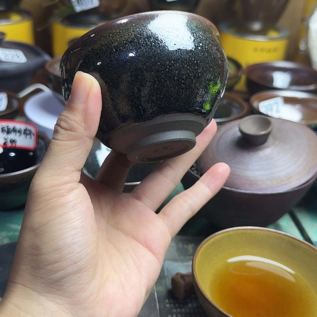 茶盏411 秋罗柴烧手工主人杯