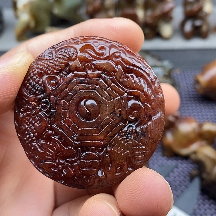 未镶嵌蛇纹石玉颈饰