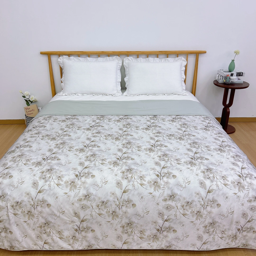 【大寻觅-银灰】蚕丝水光夏被-高端凉感美肤蚕丝水光夏凉被 一条