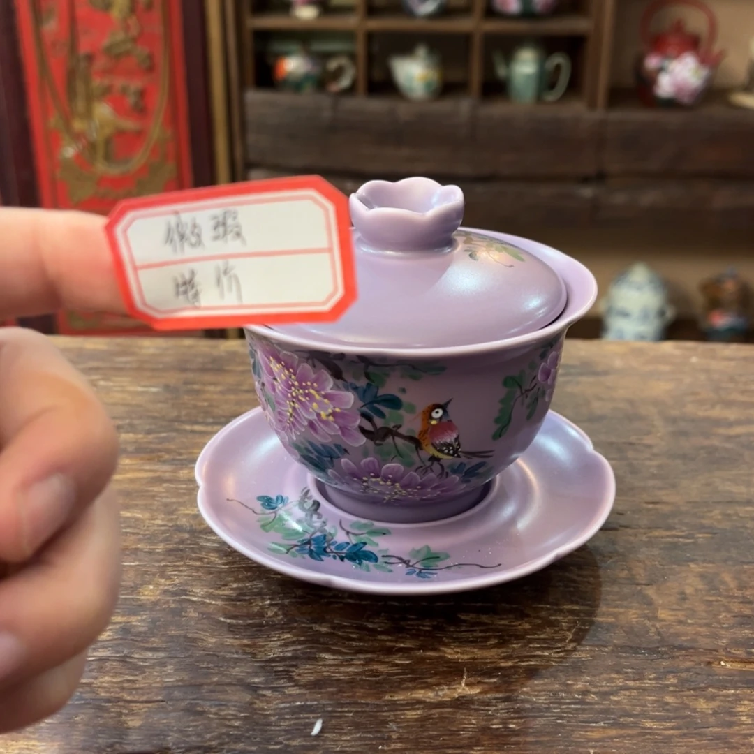 柴烧手工手绘陶瓷