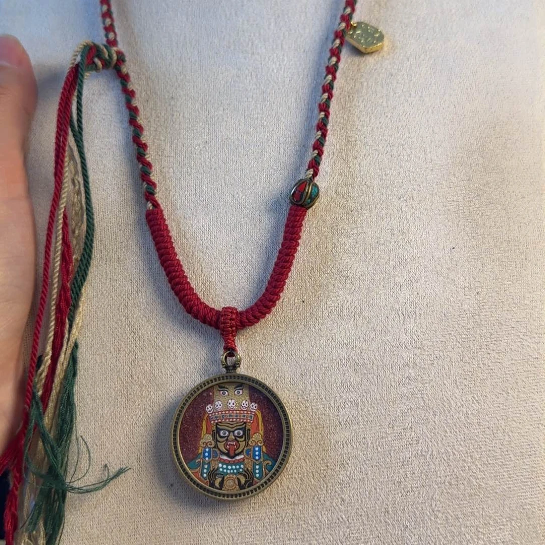 吊坠扎基拉姆热贡唐卡