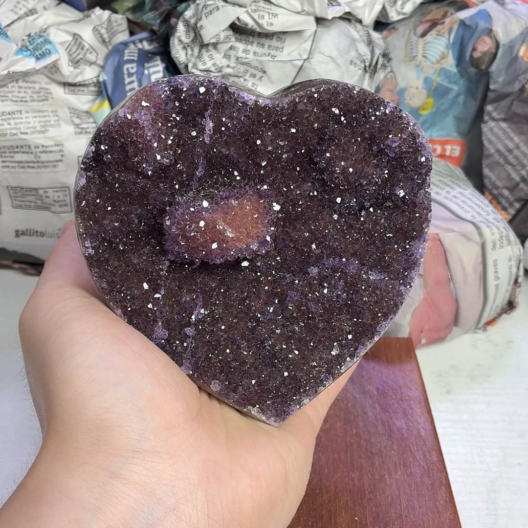 未镶嵌摆件紫晶紫水晶