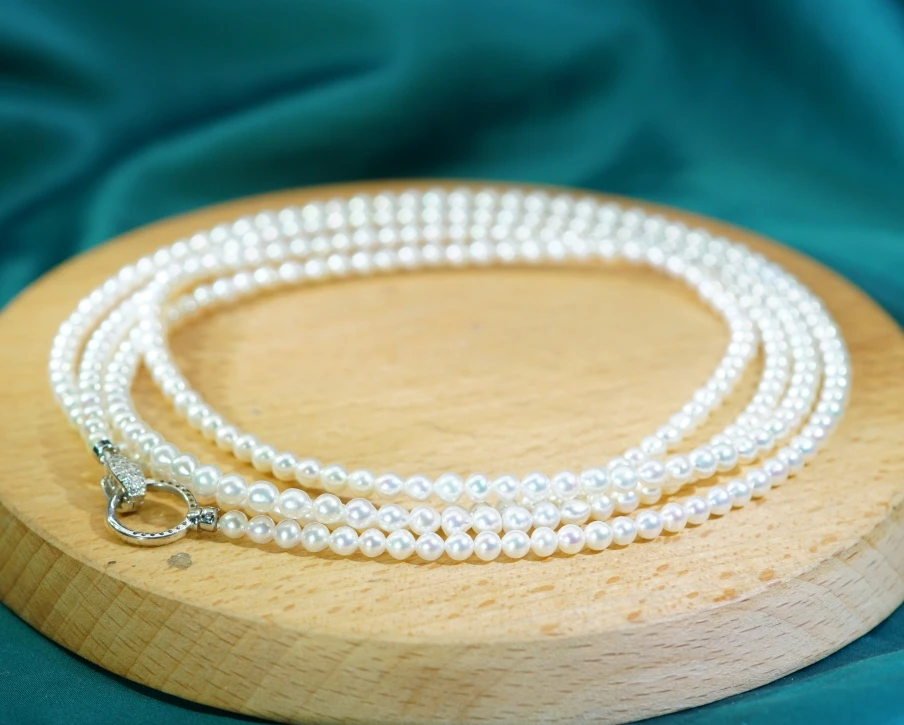 S925淡水珍珠项链3+ MX012108