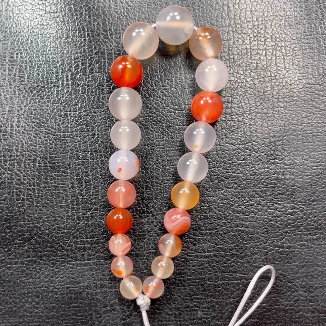 南红玛瑙未镶嵌手机链