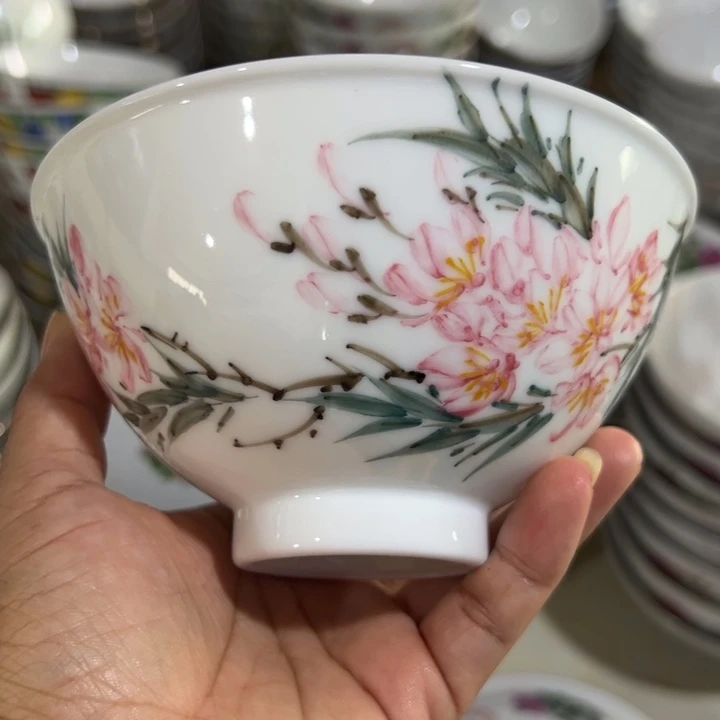 醴陵高温瓷手绘12.5厘米