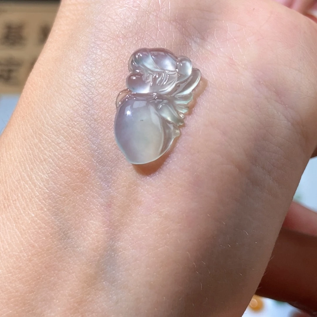 定制翡翠未镶嵌翡翠19.5×11.6×3.1