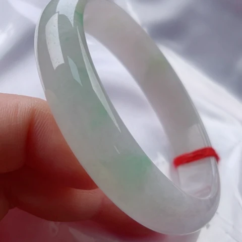 翡翠手镯未镶嵌正59.3无纹裂48小时鉴赏期