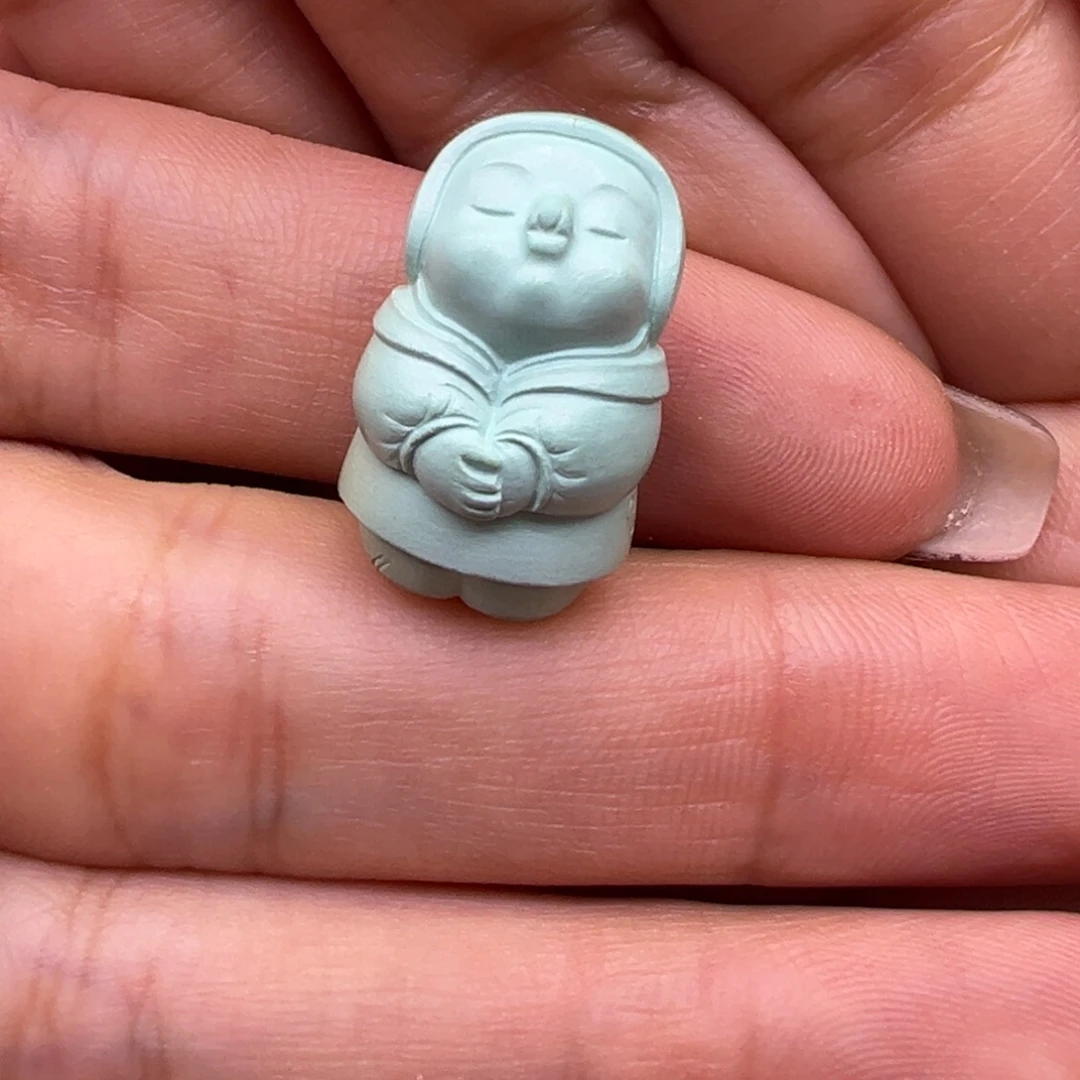 小***冻绿松石未镶嵌配件配件