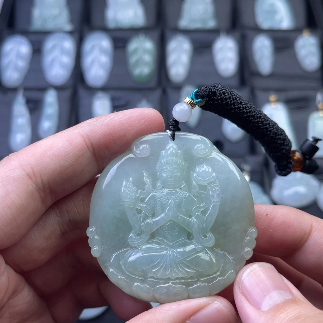 翡翠未镶嵌颈饰306