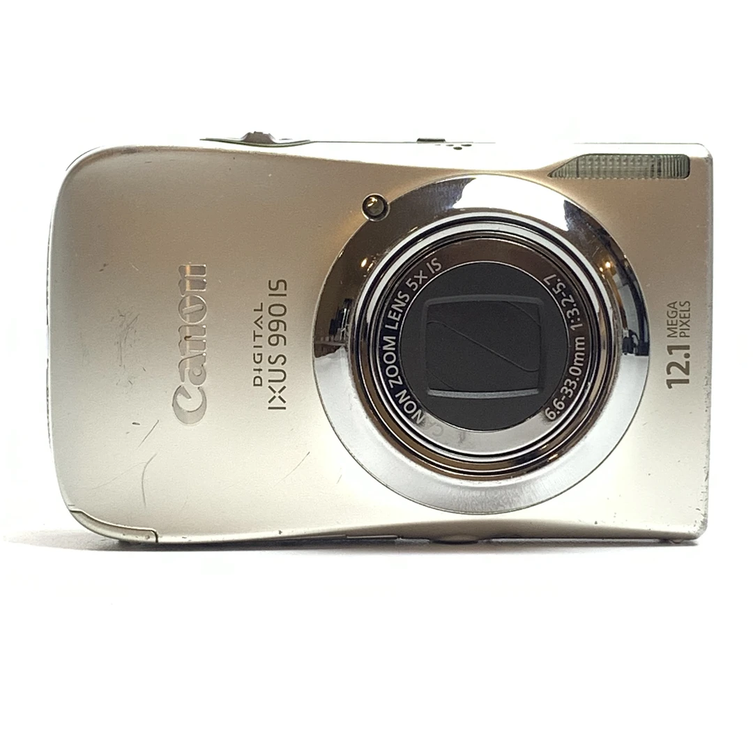 95新 Canon/佳能 IXUS990香槟金1210W像素5倍变焦
