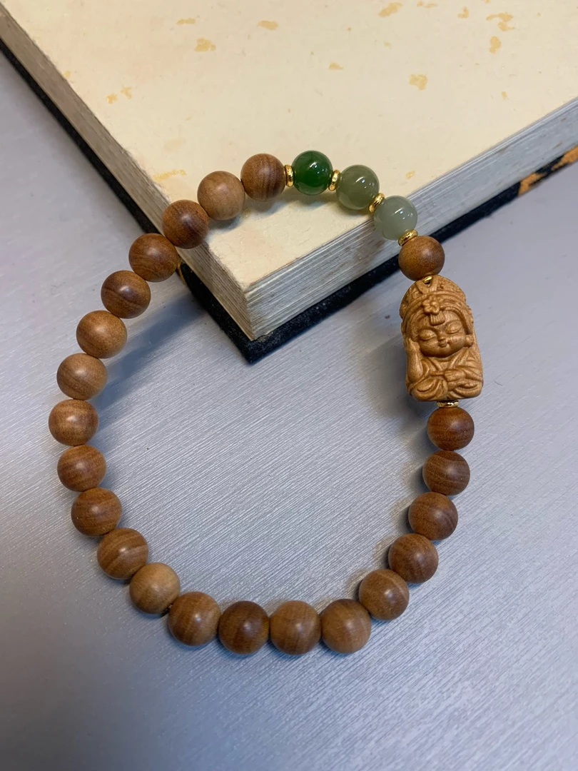 老山檀香【0.6+扎基拉母】手链设计款